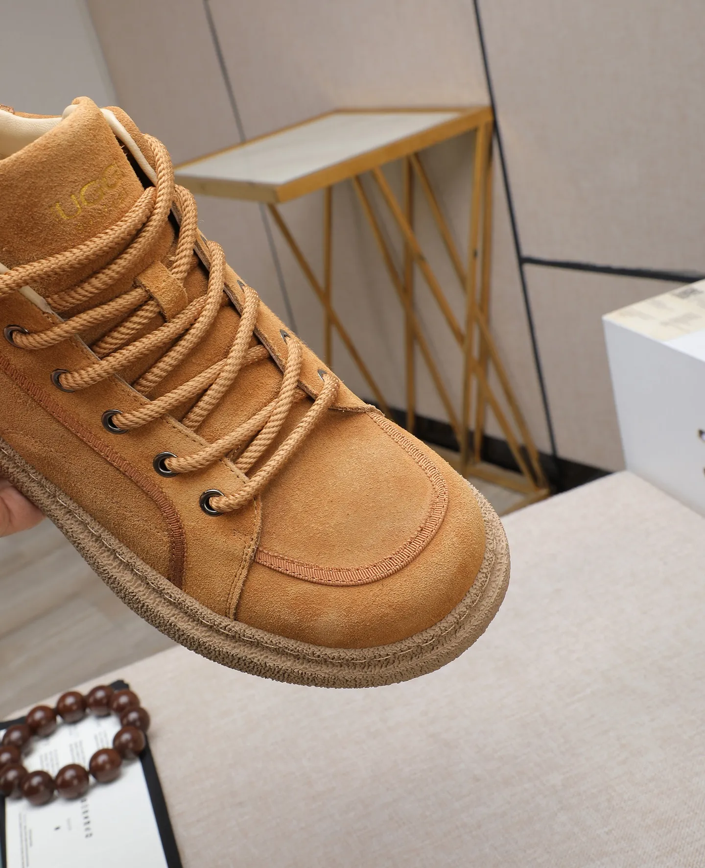 Men's shoes 💰600 IUGGI new retro presbyopia men's shoes, casual and versatile, full of high-end sense, fashionable, luxury and personalized style, joint style, retro presbyopia factor, full of handsome style, first layer suede cowhide, wool lining, rubber outsole, light and non-slip size: 39-44